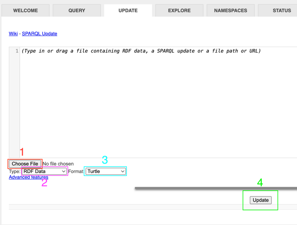 blazegraph update UI